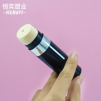 Flacon Airless avec Applicateur Brosse Éponge pour Fond de Teint Liquide – Bouteille Cosmétique Compacte en Plastique