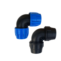 Fourniture Professionnelle de Raccords de Tuyauterie en Polyéthylène HDPE ISO4427 pour l'Eau, Connecteur PP à Compression à Insertion Rapide