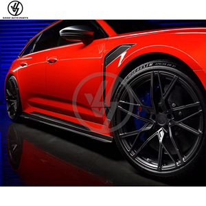 Kit carrosserie en fibre de carbone de haute qualité style BKSS pour Audi RS6 C8 avec spoiler avant et arrière et jupes latérales - Product Image 3