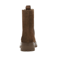 Bottines Chelsea à plateforme épaisse, bout rond, semelle à crampons, microfibre premium pour le streetwear urbain, la mode outdoor et le quotidien