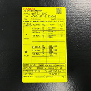 A06B-0075-B804 New Original FANUC AC Servo Motor A06B0075B804 - Product Image 2