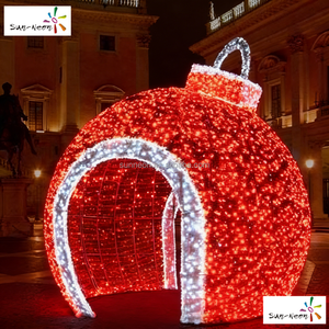 Bola LED para luces de eventos, bola de cristal con luz LED, bola redonda gigante con luz LED, luz navideña - Product Image 3