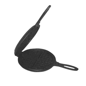 Sartén doble de hierro fundido, accesorio personalizado para hornear, Waffle