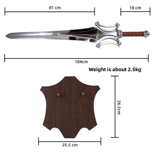 Le Géant de <span class=keywords><strong>l</strong></span>'Univers d'Animation : Arme du Marin, la Sabre de Pouvoir, Réplique de Moulage Électroplaqué 1:1, Accessoire COSPLAY (sans lame) - Product Image 2