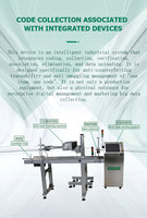 Machine de gravure laser CO2 industrielle pour boîtes alimentaires jetables, marquage automatique des informations de production GS1 QR et inspection pour usine alimentaire