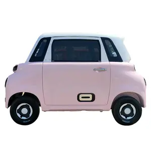 Fancy Style CKD China made 4 wheels 4 seats electric car cheap price 60km/h mininew energy vehicles