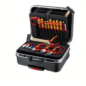 Estuche de Herramientas Eléctricas Big Basic Move de 24 Piezas, Kit de Herramientas Profesional para Reparaciones y Mantenimiento del Hogar - Product Image 1