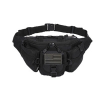 Sac banane tactique multifonctionnel MOLLE, sac de poitrine étanche et résistant à l'usure pour la pêche, le cyclisme et les sports de plein air