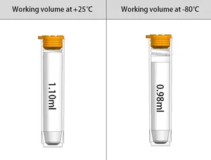 Nade หลอดด้ายเกลียวภายใน1มล. 2D หลอดเก็บโค้ดเมทริกซ์ข้อมูล96อย่างดี cryovials - Product Image 6