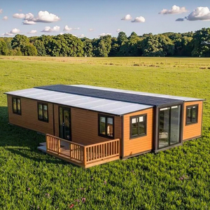 Casa Container Prefabbricata Espandibile in Acciaio da 40 Piedi con Pareti in Pannelli Sandwich, <span class=keywords><strong>Design</strong></span> Moderno per Uso Agricolo - Product Image 1