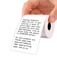 Gulungan Kertas Thermal Murah 57 X 50mm untuk Mesin POS, Gulungan Kasir Bebas BPA