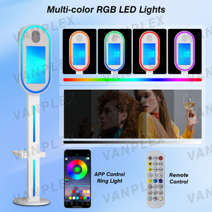 Photobooth portable DSLR 2026 avec parapluie ovale, écran tactile, machine de photomaton <span class=keywords><strong>pour</strong></span> selfies, affichage haute résolution <span class=keywords><strong>pour</strong></span> événements - Product Image 2