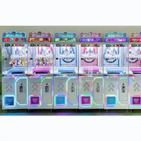 Nouvelle Arrivée Mini Clip Haute Qualité Jeu À Monnaie Cadeau Prix Push Amusement Machine pour Enfants et Adultes avec Bill Acceptor
