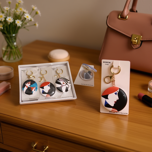 Makeup Mirror With Keychain 12 Pcs Compact Vanity Mirror For Women And Girls - Product Image 3