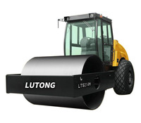 Rouleau compresseur hydraulique monocylindre LTS723H de 23 tonnes pour la construction, à fonctionnement stable