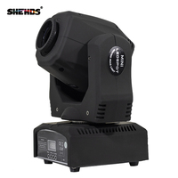 Shehds LED Spot 60W Gobos Mini Cabeza Móvil Iluminación DJ Festivales Disco Home DJ Disco Escenario Teatro