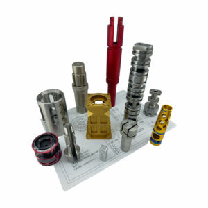 Haute précision 5 axes CNC métal usinage fraisage acier inoxydable laiton aluminium titane CNC tournant pièces de composants mécaniques - Product Image 1