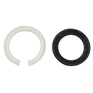 Joint d'étanchéité et bague d'assemblage pour siphon de plomberie externe 10 mm, ensemble noir et blanc - Product Image 3
