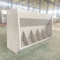 Comedero Redondo Grande Galvanizado para Cerdos, Comedero de Acero Inoxidable SS304 para Cerdos, Comedero Automático para Cerdos, Comedero para Granjas Porcinas