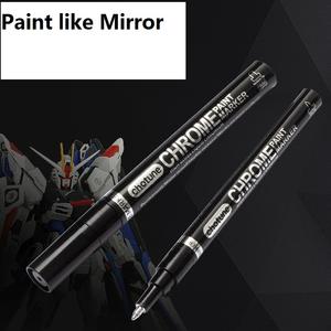 Drop Shipping Highly Reflective Smooth Surface 0.7/1/3mm Nib Mirror Effect Liquid Ink Chrome Paint Marker <b>for</b> Diy Paint - Product Image 2