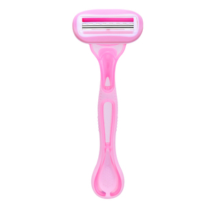 โรงงานเพิร์ลแม็กซ์ มีดโกนคุณภาพดี ด้ามยาว 3 ใบมีด สำหรับผู้หญิง ใบมีดคมกริบ มีดโกนสำหรับสุภาพสตรี อเนกประสงค์ พกพาสะดวก - Product Image 4