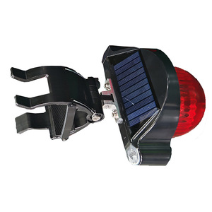 Feux d'avertissement LED à énergie solaire, couleur rouge, pour la construction électrique et l'utilisation des réseaux électriques - Product Image 4