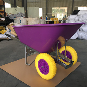 140升160升200升马厩院子两个<span class=keywords><strong>2</strong></span>双轮大聚手推车 - Product Image 2