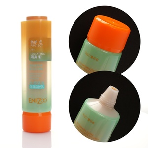 Tube de lotion vide personnalisé en forme de pétale à double compartiment avec bouchon à vis pour le stockage de crème et l'utilisation cosmétique – Vente en gros - Product Image 2