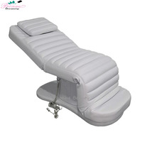 Table de massage électrique hydraulique en cuir véritable Pronne Beauty 2023, design moderne pour salon de beauté