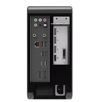Boîtier Mini ITX en aluminium X230 5.8L noir avec côtés transparents, USB2.0*2, portable, 1U, pour ordinateur, boîtier PC