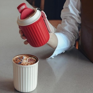 360ml Travel Mugs for Hot Drinks Best Selling Products 2023 <b>Double</b> <b>Wall</b> Matte Color Stainless Steel Coffee Travel Mug - Product Image 1