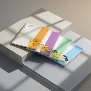 Carnet à spirale transparent Pokémon coréen, design aléatoire, papeterie pour enfants, cadeau pour écoliers, vente en gros - Product Image 2