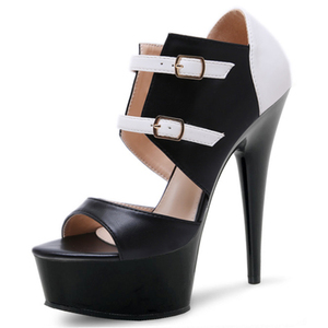 Scarpe da Pole Dance Fetish da 15cm, Scarpe da Sposa Sexy e Alla Moda, Eleganti Scarpe <span class=keywords><strong>con</strong></span> Plateau e Tacco per Donna - Product Image 2