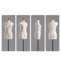 Tailleurs Réglables Vêtements drapés à épingles Mannequins Mannequins Robe Féminine Demi-Corps Mannequins Vente en Gros