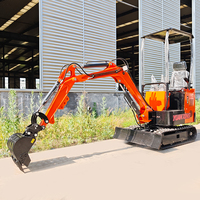 Livraison Gratuite - Mini-Excavatrice Yuanxing 1 Tonne 2 Tonnes CE EPA sur Chenilles pour Travaux de Construction
