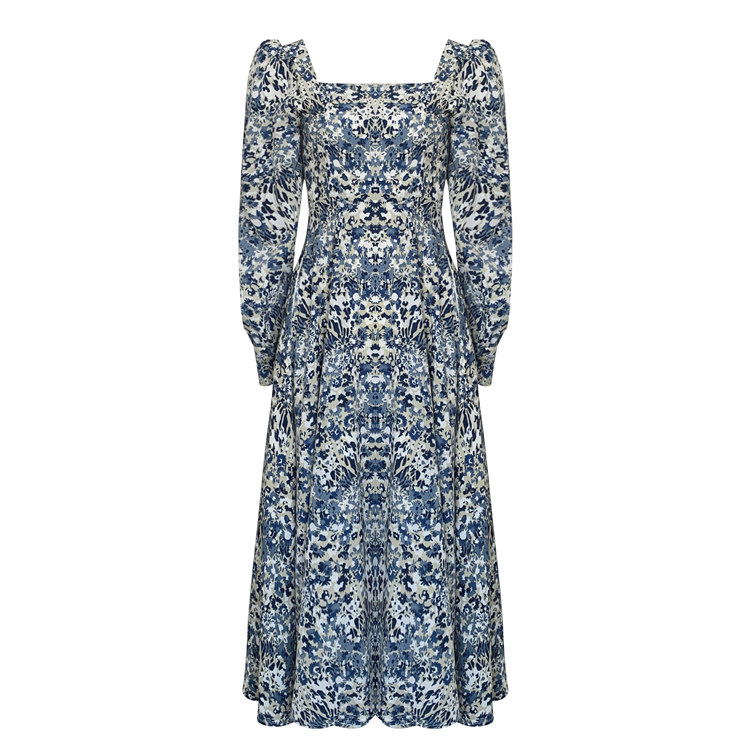 Shop Our Hot Sale French Flower Maxi Vintage Dress for Casual