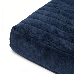 Cama para Perro Yang Yang, de Franela con Rayas, Rectangular, Azul, Personalizada, de Lujo, Calmante, Venta al Por Mayor - Product Image 4