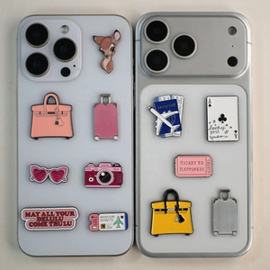 Pegatinas de Lujo para Teléfono con Diseño de Ciervo <span class=keywords><strong>Bambi</strong></span>, Esmaltadas en Zinc y Hierro, Electrochapadas y en Relieve, para Bolsos, Equipaje, Cámaras, Pasaportes y Aviones - Product Image 1