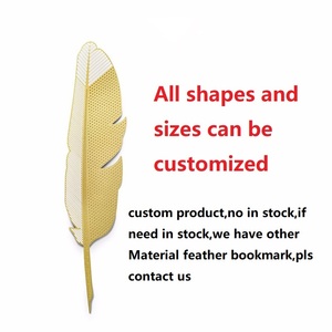 High Quality 3d <strong>Bookmark</strong> Antique Metal Gold <strong>Silver</strong> Plated Feather <strong>Bookmark</strong> - Product Image 5