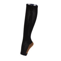 Chaussettes de compression pour femmes, brûlant les graisses, avec fermeture éclair, pour prévenir les varices, chaussettes de sport