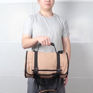 Sac à outils d'électricien personnalisé avec logo, portable, robuste, durable, en polyester, grande ouverture large - Product Image 2