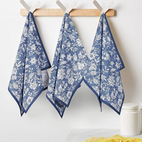 Serviettes en coton et lin personnalisées WML045, style européen et américain, décoration, serviettes de cuisine, absorbantes, nappes de table