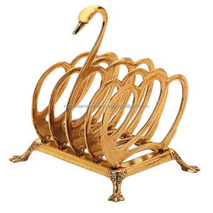 Estante para tostadas de alambre SS de metal chapado en oro - Product Image 6