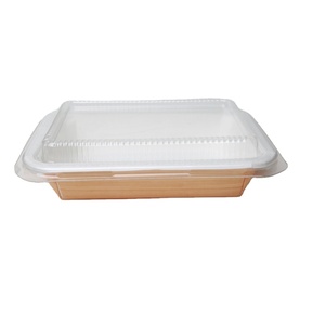 Giấy có thể phân hủy khay thức ăn với PLA phim - Product Image 5