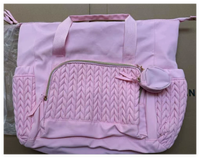 Grand sac à couches en nylon avec poches isothermes pour biberons, sac à couches multi-poches pour bébé, pour papa, nouveau-né