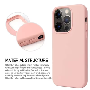 Silicone trường hợp điện thoại sợi nhỏ bên trong biểu tượng tùy chỉnh Cover quay lại silicon cho iPhone - Product Image 5
