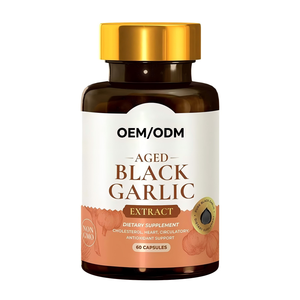 Complément d'<span class=keywords><strong>ail</strong></span> <span class=keywords><strong>noir</strong></span> biologique vieilli sous marque privée – Capsules d'extrait d'<span class=keywords><strong>ail</strong></span> <span class=keywords><strong>noir</strong></span> pur SAC pour le cerveau et la mémoire - Product Image 1
