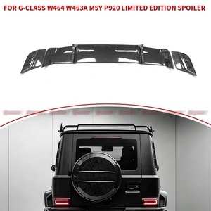 สปอยเลอร์หลังคาคาร์บอนไฟเบอร์สำหรับ Mercedes G Class W463a MSY P920 Performance ผลิตด้วยกระบวนการอบอัดความดันสูง (Autoclave) พร้อมสปอยเลอร์ฝาท้ายคาร์บอน - Product Image 4