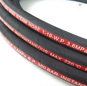 Manguera de goma de hierro de vapor resistente al agua caliente y al calor, manguera de goma de vapor tipo alambre de acero y manguera de goma tipo algodón <span class=keywords><strong>Riber</strong></span> - Product Image 5