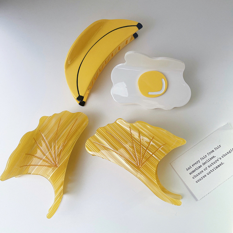 New Style Fun Ginkgo Leaf Banana Clip Temperament High Grade  display picture 1